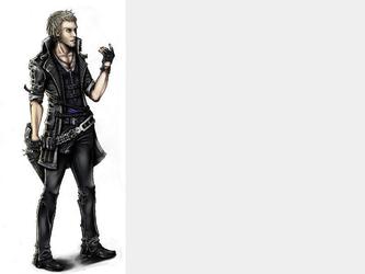 Personnage cr pour un jeu vido.