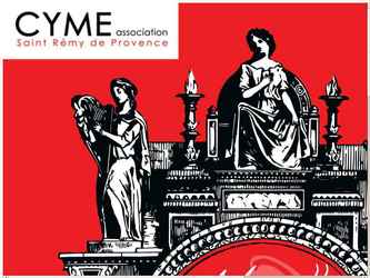 Affiche pour l'association CYME.
Demande de cette création pour l'opéra de Mireille à Saint-Rémy de provence.