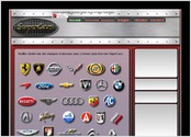 Site internet avec animation flash pour le menu en forme de bouton et implantation de vido sur tous les modles de voiture.