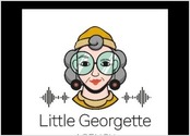 Logo réalisé pour l'agence de management Little Georgette Agency qui gère des artistes musicaux de la scène française émergente.