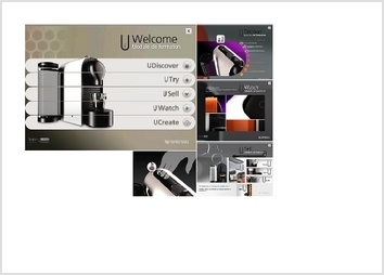 Interfaces de formation pour Nespresso. Création de la Charte Graphique
Produit de formation en ligne avec présentation 3D et video de la machine.
Séquences animées
