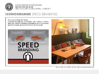 Cration de l identit visuelle des Ateliers de Speed branding d ICONOGRAMME.