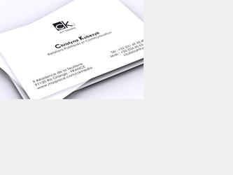 Création du logo et des cartes de visite pour CK ArtMedia, Relations publiques et communication