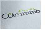 Création du logo Côté Immo pour une agence immobilière. 
Logiciels utilisés: adobe indesign, adobe illustrator, adobe photoshop.