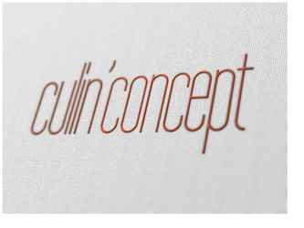 Création du logo Culin'Concept. Logiciels utilisés: adobe indesign, adobe illustrator, adobe photoshop.