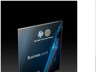 Conception et réalisation d'un business pack pour HP CDG. Logiciels utilisés: adobe indesign, adobe illustrator, adobe photoshop.
