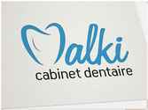 Création du logo Malki pour un cabinet dentaire. 
Logiciels utilisés: adobe indesign, adobe illustrator, adobe photoshop.