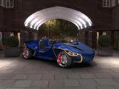 Design industriel : incrustation 3D concept car