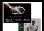 Création d'un flyer recto-verso pour un club de golf sélectif.