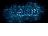 une splash screen du "Seism", une maison de production constituée de jeunes souhaitant apporter une nouvelle approche dans le monde de l'imagerie malgache (photographie, vidéo, graphisme)