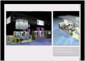 Habillage des vues 3D du stand GDF Dolcevita