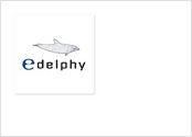Le client, propriétaire d'une société existante "Delphy" décide de diversifier ses activités. Nous décidons de garder et de décliner ce nom principal en modifiant une lettre et en déclinant le visuel associé pour ses sociétés de conseil web et graphique Edelphy puis Adelphy.
