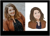 Avec Aurélie, nous avons travaillé en deux temps. En effet, nous étions parties sur un portrait type « vecteur » au départ, plus simpliste, que le format final que nous avons choisi. Après deux propositions de croquis « pas assez ressemblants », je lui ai proposé de migrer plutôt sur un portrait plus réaliste, car il me semblait que ça correspondrait davantage à ce qu?elle recherchait, finalement, en comparaison avec sa demande initiale. Nous avons donc fait évoluer le portrait pour travailler sur un portrait réaliste couleur.
Pour en savoir plus sur les tarifs illustration, rendez-vous ici !