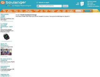 Conception ralisation du mini site BRANDT "rvolutionne le lavage" pour Boulanger