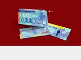 Brochure de communication interne de la RATP (16 pages). Charte de qualit sur l\