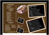 Création menu et plaquette commerciale + logo pour restauration pizzeria


prix 400 euros / jour