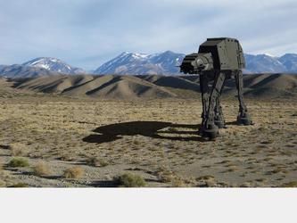  ATAT Walker ralis avec les plans et des photos de rfrences. L incrustation dans le dcors est fait sous photoshop. 