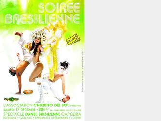 Conception et réalisation d'un flyer pour une soirée de danse organisée par une association.