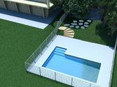 amnagement terrasse piscine et terrasse salon jardin