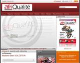 Cration du site internet du magazine papier afriQualit - Qualit, sant, environnement, prvention