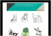 Creation d-illustrations patrimoniales et mascottes-mediateurs pour enfants.