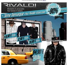 Newsletter pour rivaldi-store.com