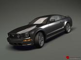 Projet personnel : une Ford Mustang en 3D.