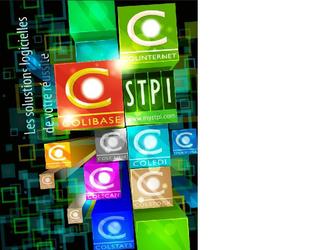 Conception graphique d-une plaquette commercial -couverture-