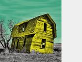 maison "Southfleet"
série "empty houses": traitement vectoriel à partir d'une photo - effet pointilliste