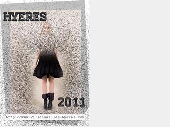 Création d'une affiche pour le festival de mode et de photographie de Hyères