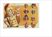 Réalisation de toutes les illustrations du site de jeu de société Ithaque.org:

-icones
-mascotte
-bannière
-jeu de carte promotionnel
