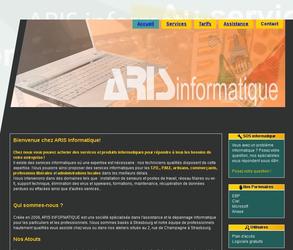 Site Internet pour une entreprise d'informatique (matériel et réseau)