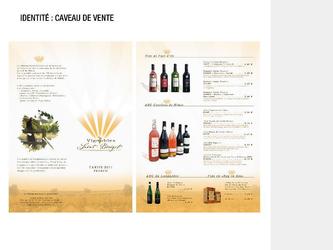 Identit visuelle d un caveau de vente de vins et produits du terroir. (partie 2)