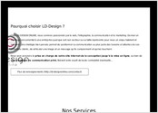 Création du site web vitrine de l'agence LD-Design