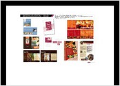 cartes des vins, mailing, cartes de visite des restaurants de la chaine cuisineries gourmandes, site internet, affiches, menus, cartes de voeux, flyer salon, etc