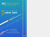 1re de couverture - Catalogue AEI Formation Ouest 2010/2011