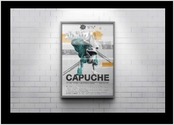 Conception et création de l'affiche du spectacle « Capuche » de la compagnie Luz, en respectant sa ligne graphique