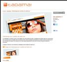 Le webdesign ici consiste  crer un site rabatteur pour des lunettes de soleil. Le graphisme est simple, ajout d\