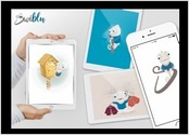 Création de logo et d'illustrations pour une application "SWIBLU"