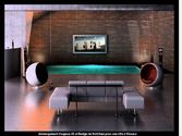 Amnagement d espace 3D - design de Mobiliers villa Monaco