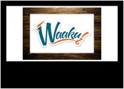 Réalisation du logotype de Waaku !, mon identité visuelle personnelle.