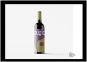 Création d'étiquette pour des bouteilles de vin.