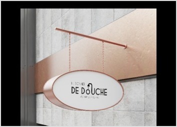 Création d'un logo pour la boutique Le Bonnet de Douche. (2021) Petit budget