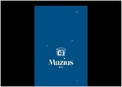 Création du logo du bar Mazius ainsi que les différents supports comme les dessous de verre et menus.
