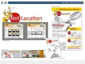 Création du logo, charte, conception facade magasin, flyers, carte de visite, plaquette, site web. Location de vaisselle.