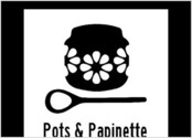 Réalisation du logo et des étiquettes pour Pots & Papinette : conserverie de fruits et légumes basée en Chartreuse.