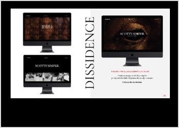 Dissidence est une société de production 
principalement dédié à la production de clip musicaux.

Création du site internet.
