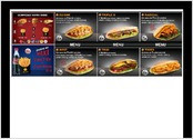 réalisaton du Menu Board (fast food)