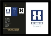 Logo et carte de visite créés pour une entreprise de conseil aux employeurs.