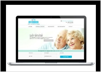 A2ADOM est un service d'aide à domicile, disponibile en France pour quelque année. 
J'ai basé le site sur la plateforme Wordpress (je maitrise très bien c'est CMS). Comme j'avais déjà conçu l'identité visuelle de l'entreprise avec des couleurs très épurés, j'ai utilisé le même style pour le site. J'ai utilisé des grands photos pour communiquer des messages avec des mots clés (Serenité,experience, fiabilité ecc.). 
Juste au dessous des photos, on a prévu dans toutes les pages du site une formulaire de contact qui à emporté beaucoup des nouveaux clients à A2ADOM. 